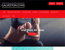 Tablet Screenshot of galvestongyms.com